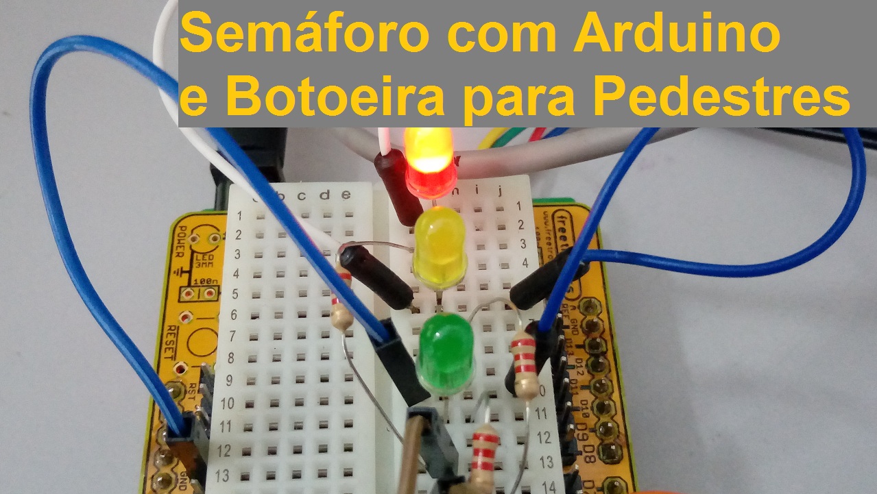 Semáforo sinaleiro sinal com Arduino