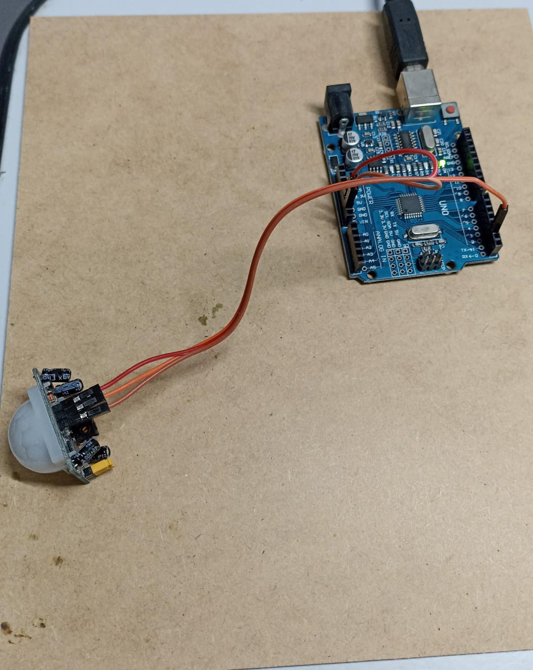 sensor de presença pir com Arduino