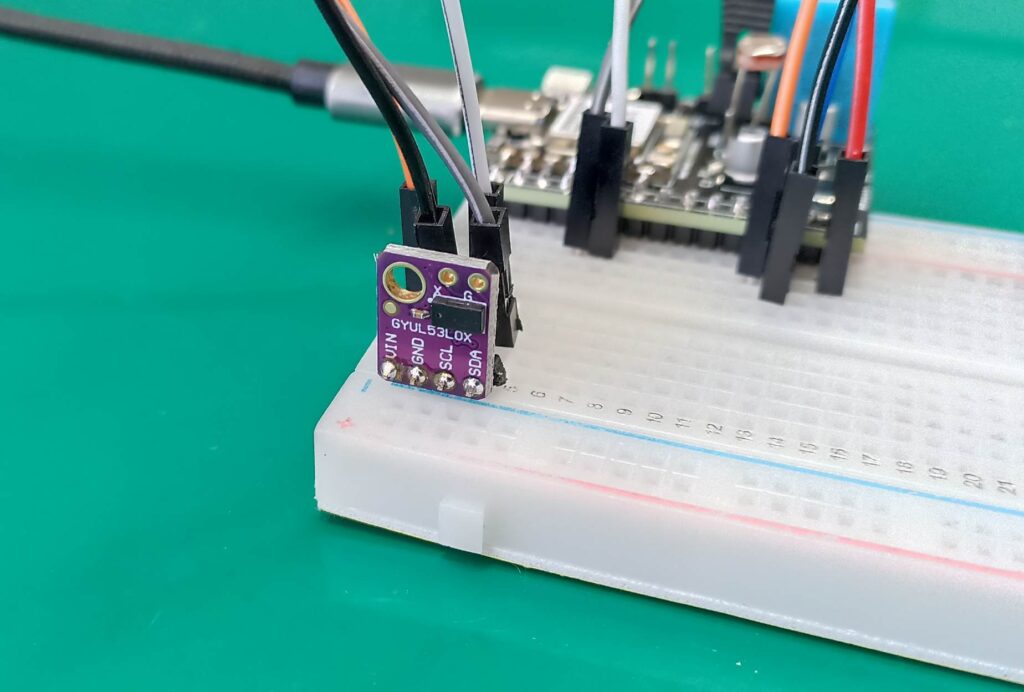 sensor de distância laser VL53L0x