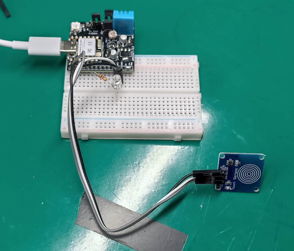 ESP32-C6 interrupts test setup