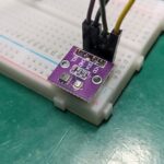 BMP280 and AHT20 combo on a breadboard