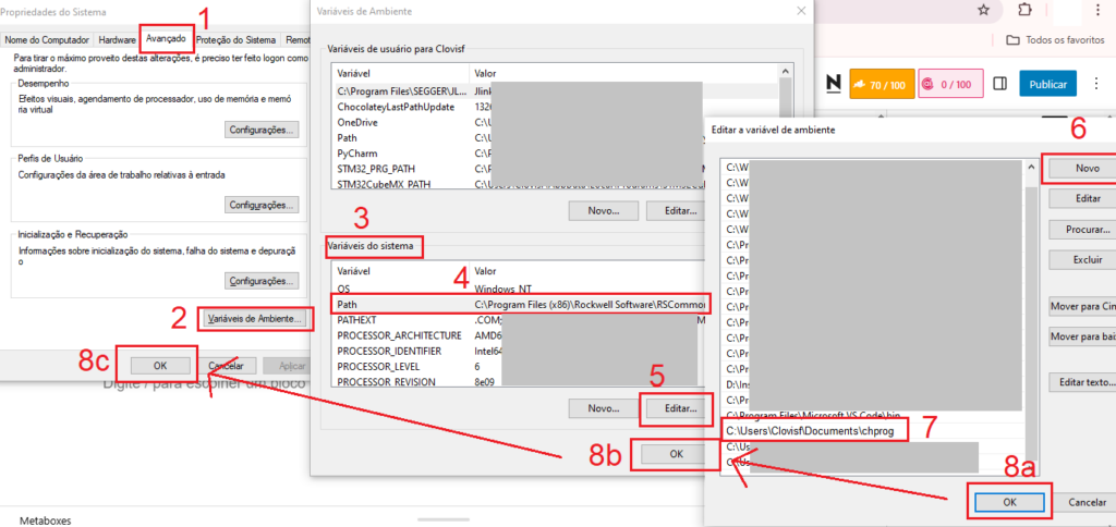 Adicionar Chprog ao Path
