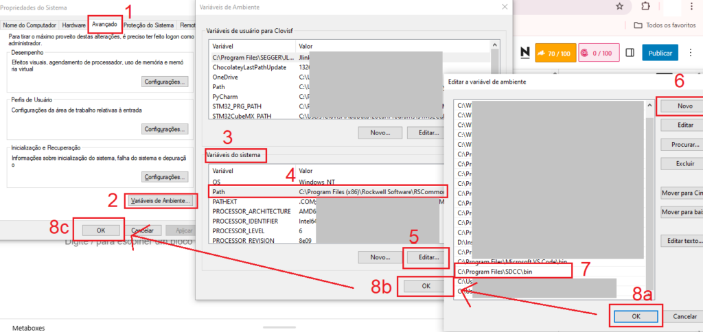 Adicionar SDCC ao Path