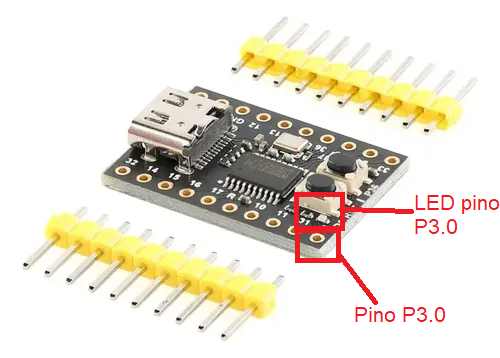 Piscar LED com Ch552