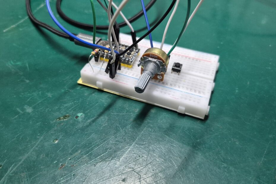 ch552 na protoboard comparador analógico