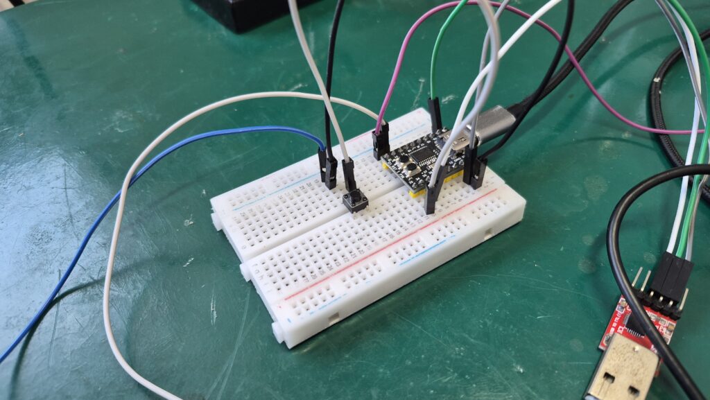 Montagem do CH552 watchdog timer em protoboard